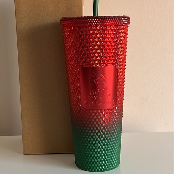 NWT 2022 Disney Parks Walt Disney World Starbucks Christmas Tumbler 24 oz - Picture 6 of 7